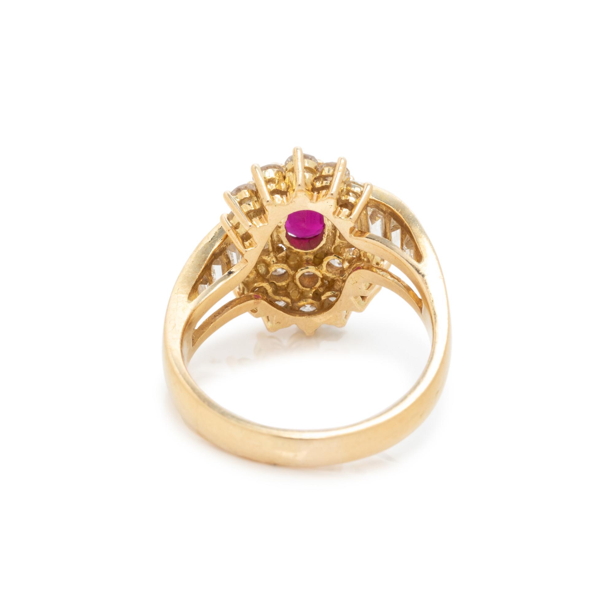 RUBY AND DIAMOND RING