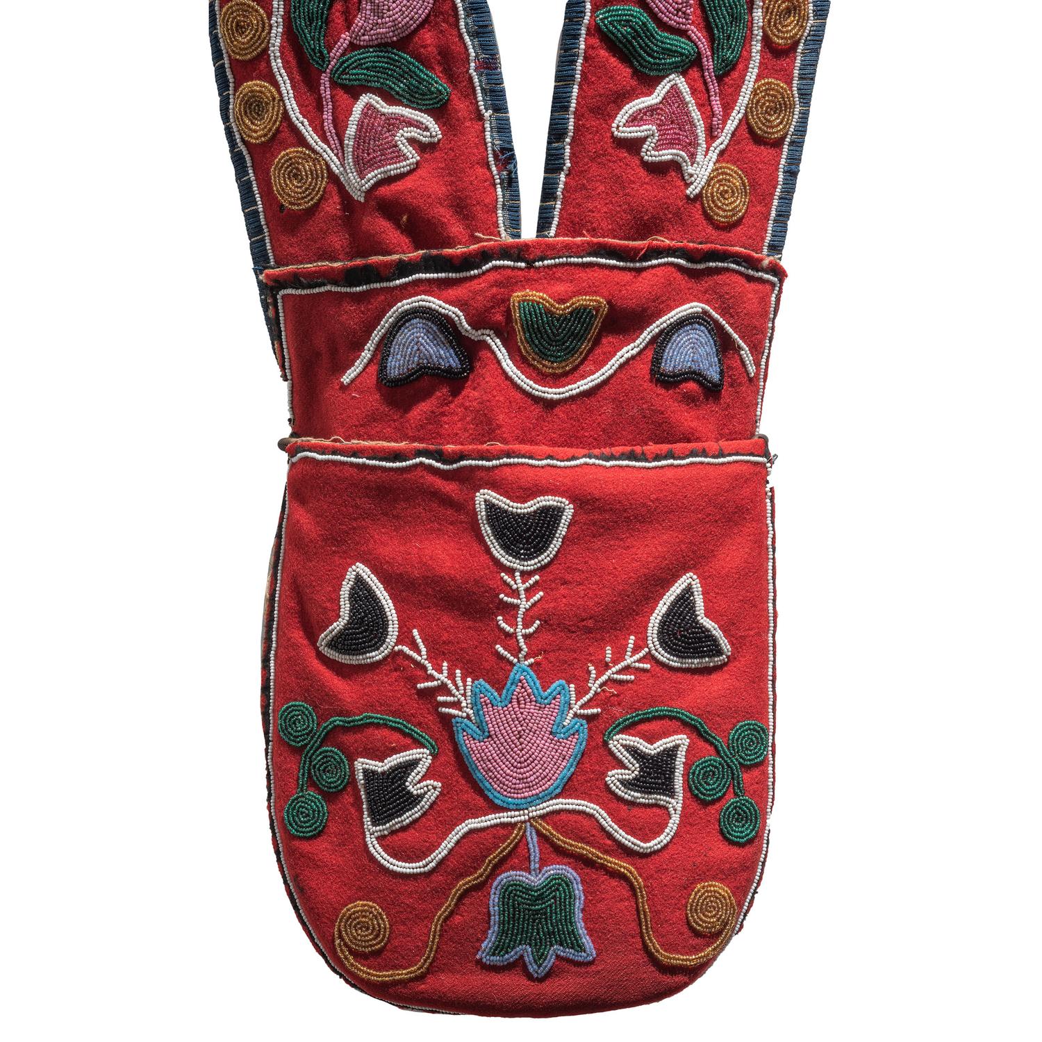 Metis Cree Shot Pouch, with Powder Horns
