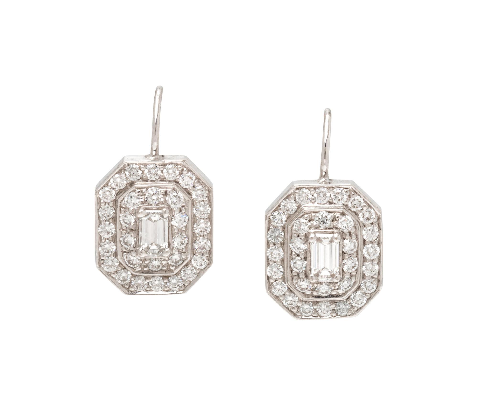 PENNY PREVILLE, DIAMOND EARRINGS