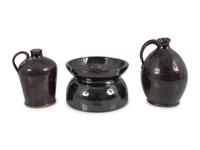 Five Redware Vessels
