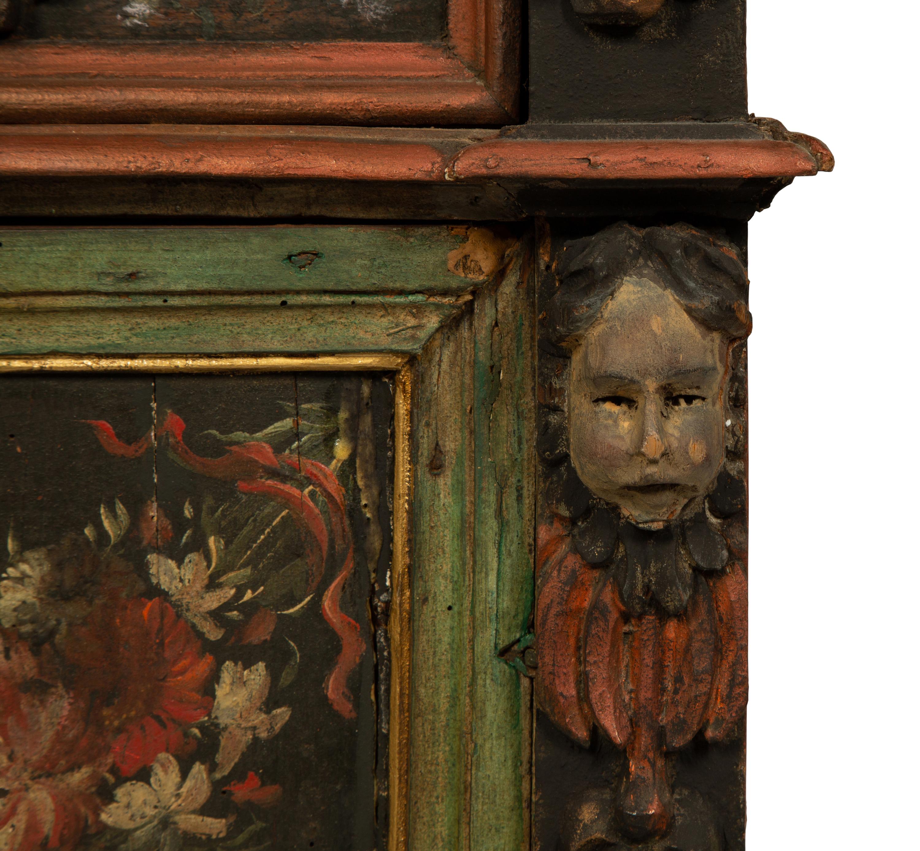 An Italian Neoclassical Style Painted Bookcase — 19TH CENTURY