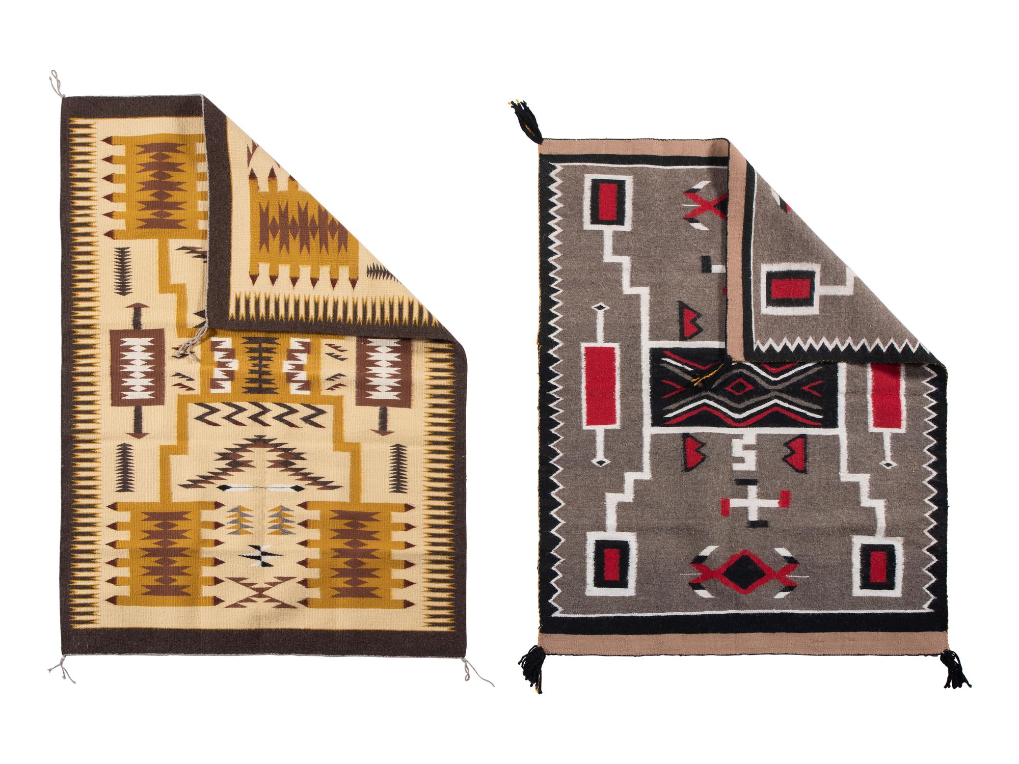 Navajo Storm Pattern Weavings / Rugs