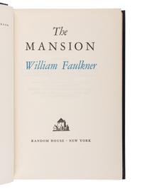 FAULKNER, William (1899-1962). The Mansion . New York: Random House, 1959.