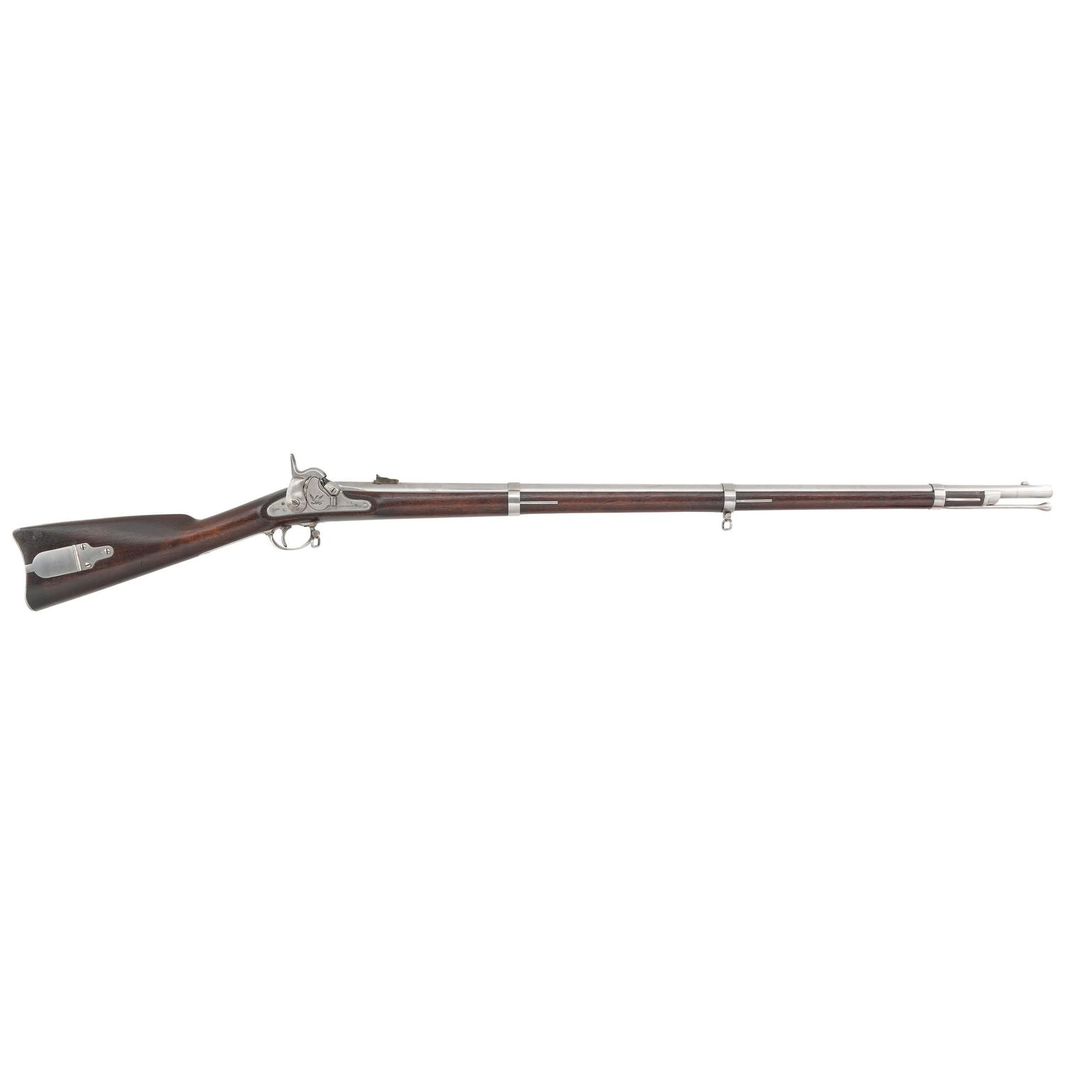 US Springfield Model 1855 Rifle Musket with Patchbox - Dated 1860