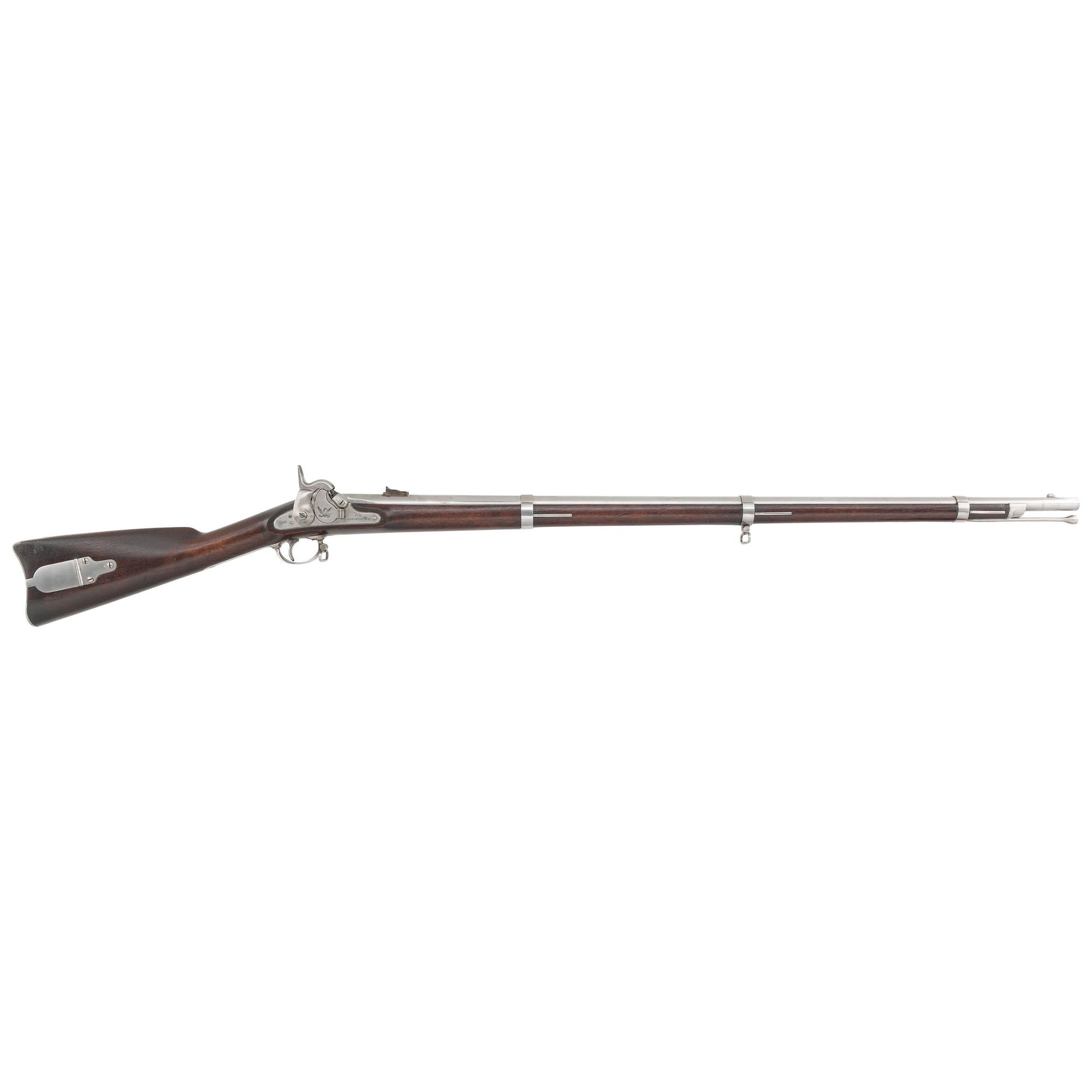 US Springfield Model 1855 Rifle Musket with Patchbox - Dated 1860