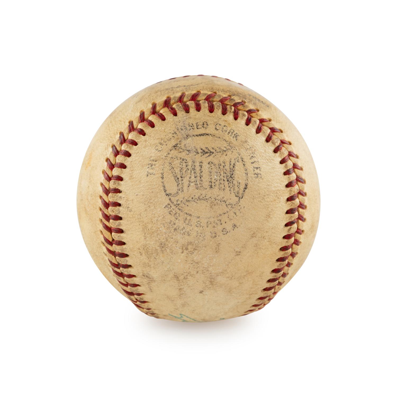 A Jimmie Foxx Single Signed Autograph Baseball (Beckett Authentication Services)