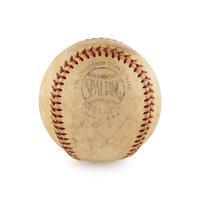 A Jimmie Foxx Single Signed Autograph Baseball (Beckett Authentication Services)