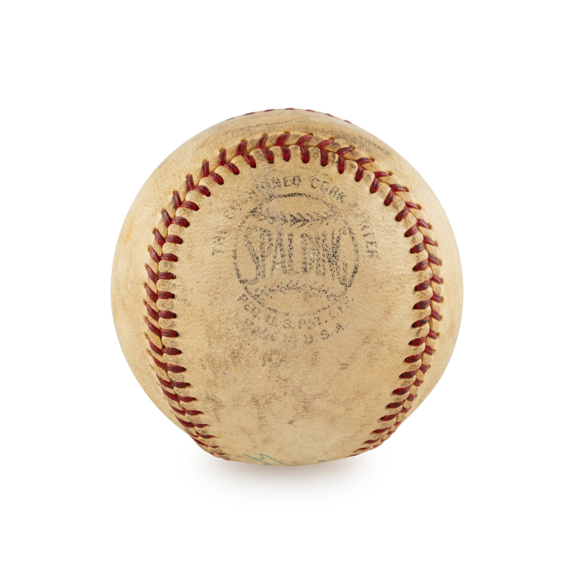 A Jimmie Foxx Single Signed Autograph Baseball (Beckett Authentication Services)