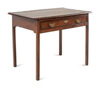A George III Mahogany Single-Drawer Table