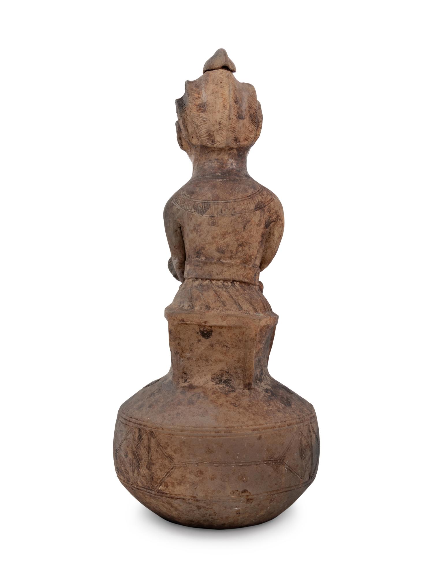 A Hemba Terracotta Maternity Figure