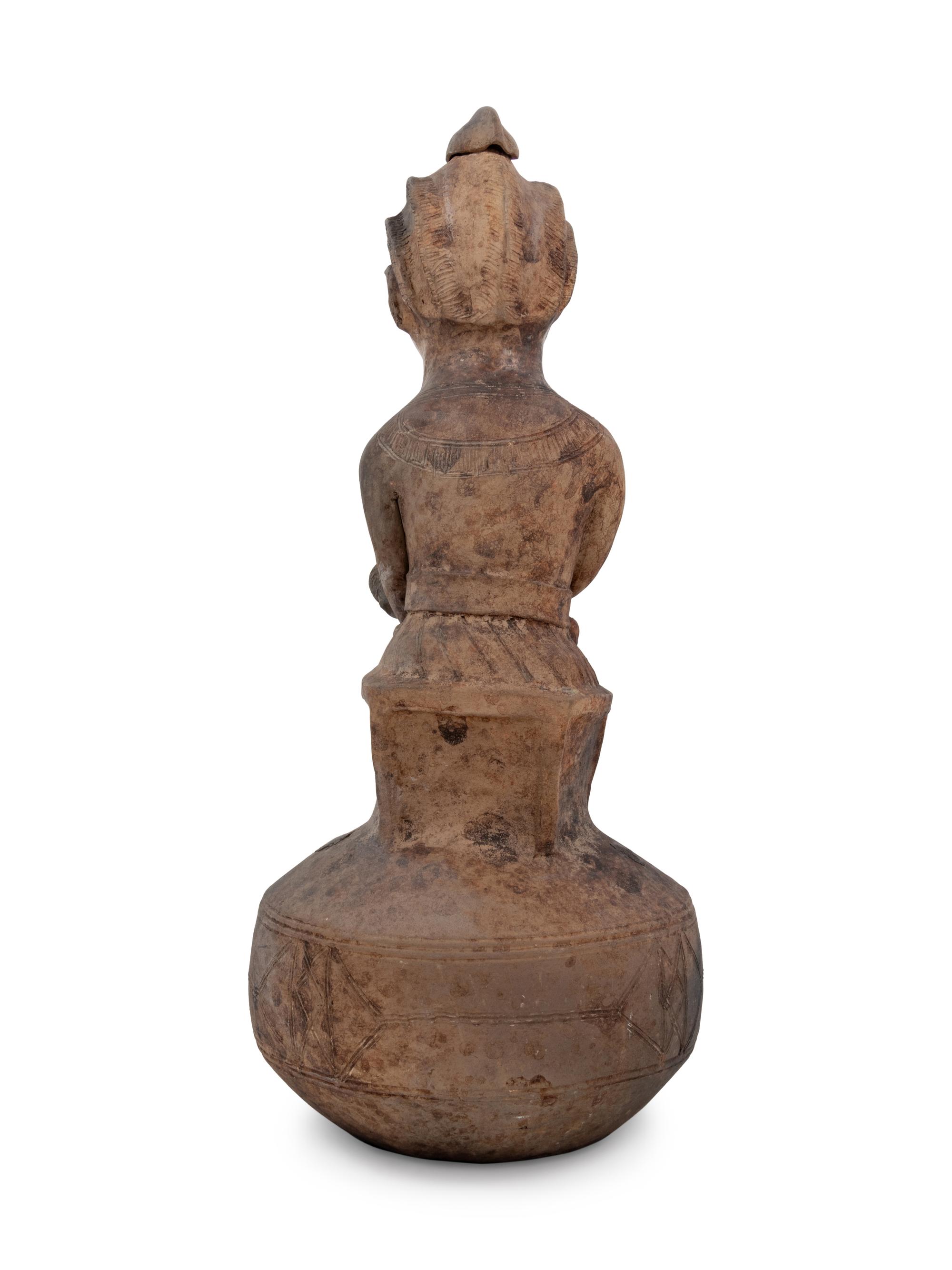 A Hemba Terracotta Maternity Figure