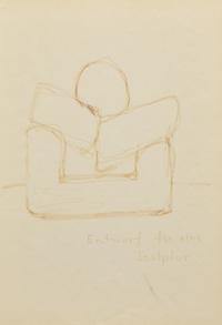 A.R. Penck (German, 1939-2017) — Entwurf fur eine Sculptur, 2 works