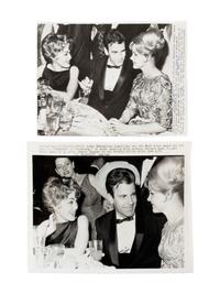 Unlabelled Givenchy Top Worn by Actress Carroll Baker, with Two Associated Photographs, 1962