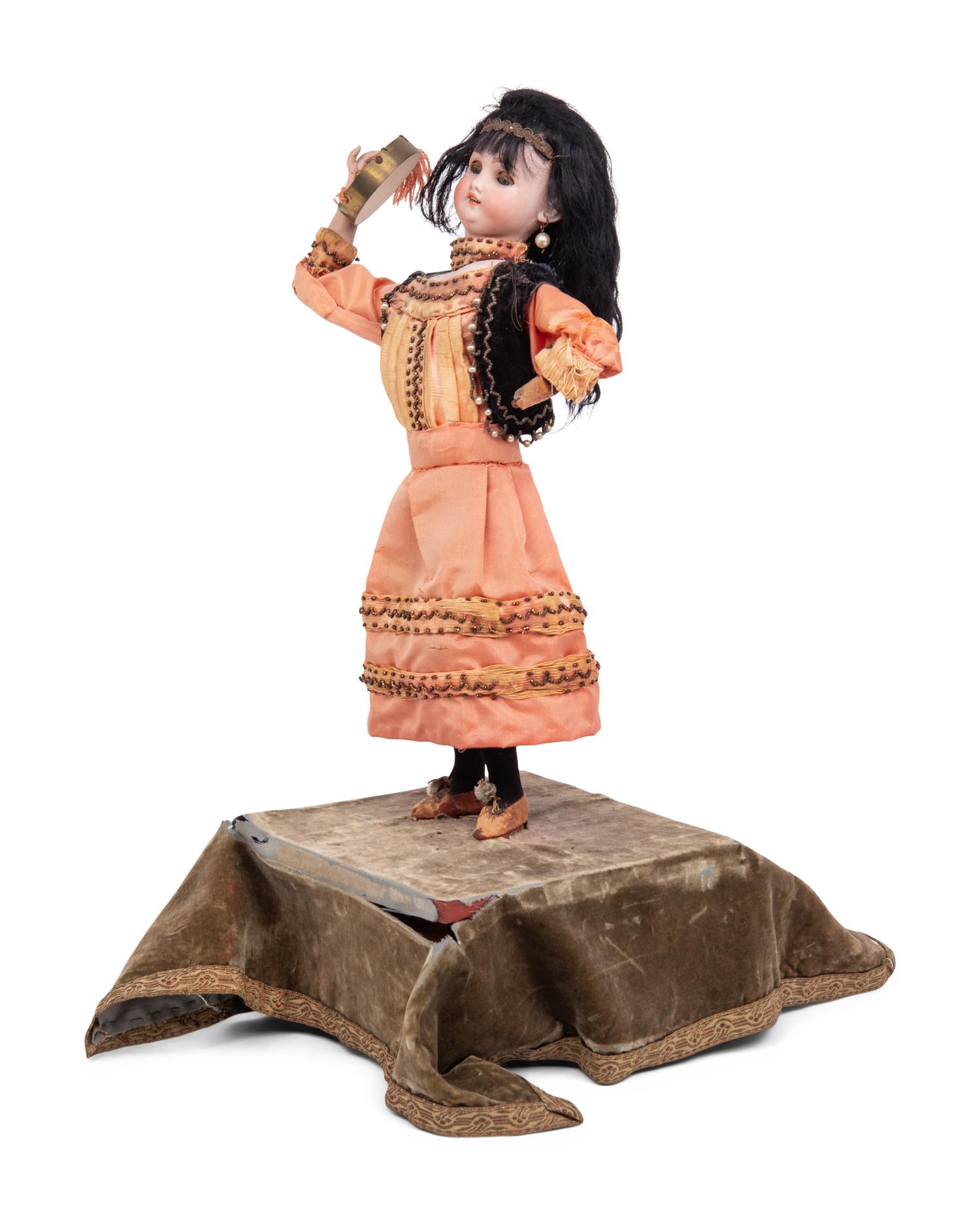 A Dancing Tambourine Player Automaton by Lambert
