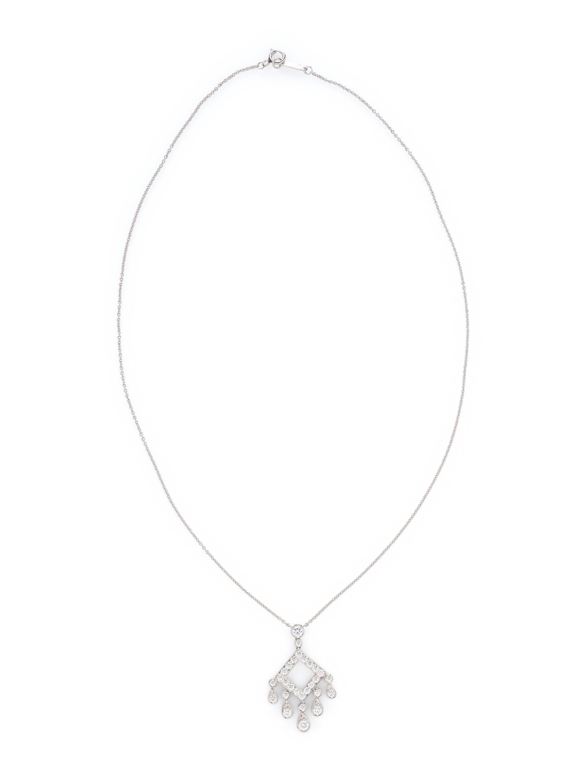 TIFFANY & CO., 'JAZZ LEGACY' DIAMOND AND PLATINUM PENDANT