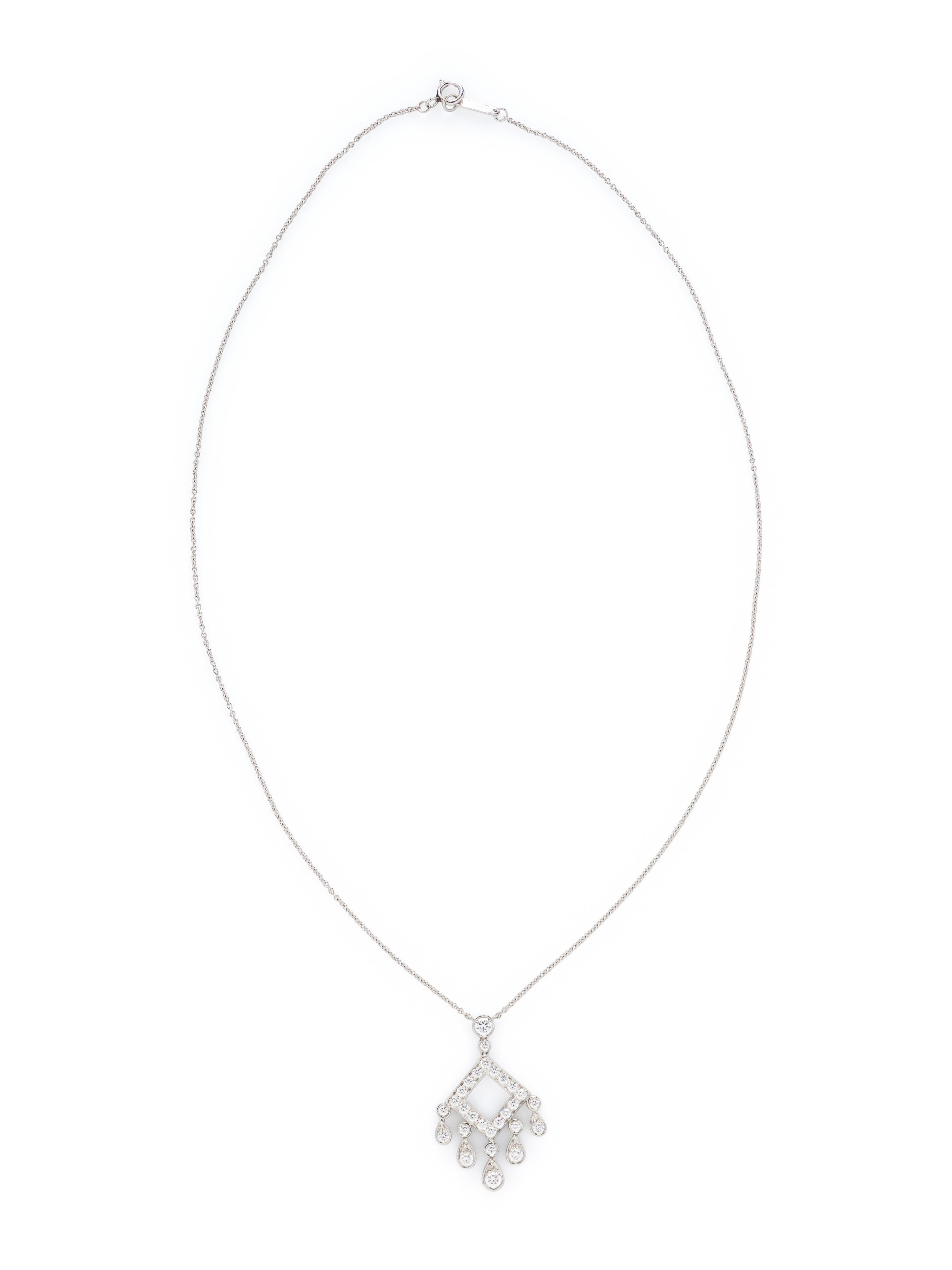 TIFFANY & CO., 'JAZZ LEGACY' DIAMOND AND PLATINUM PENDANT