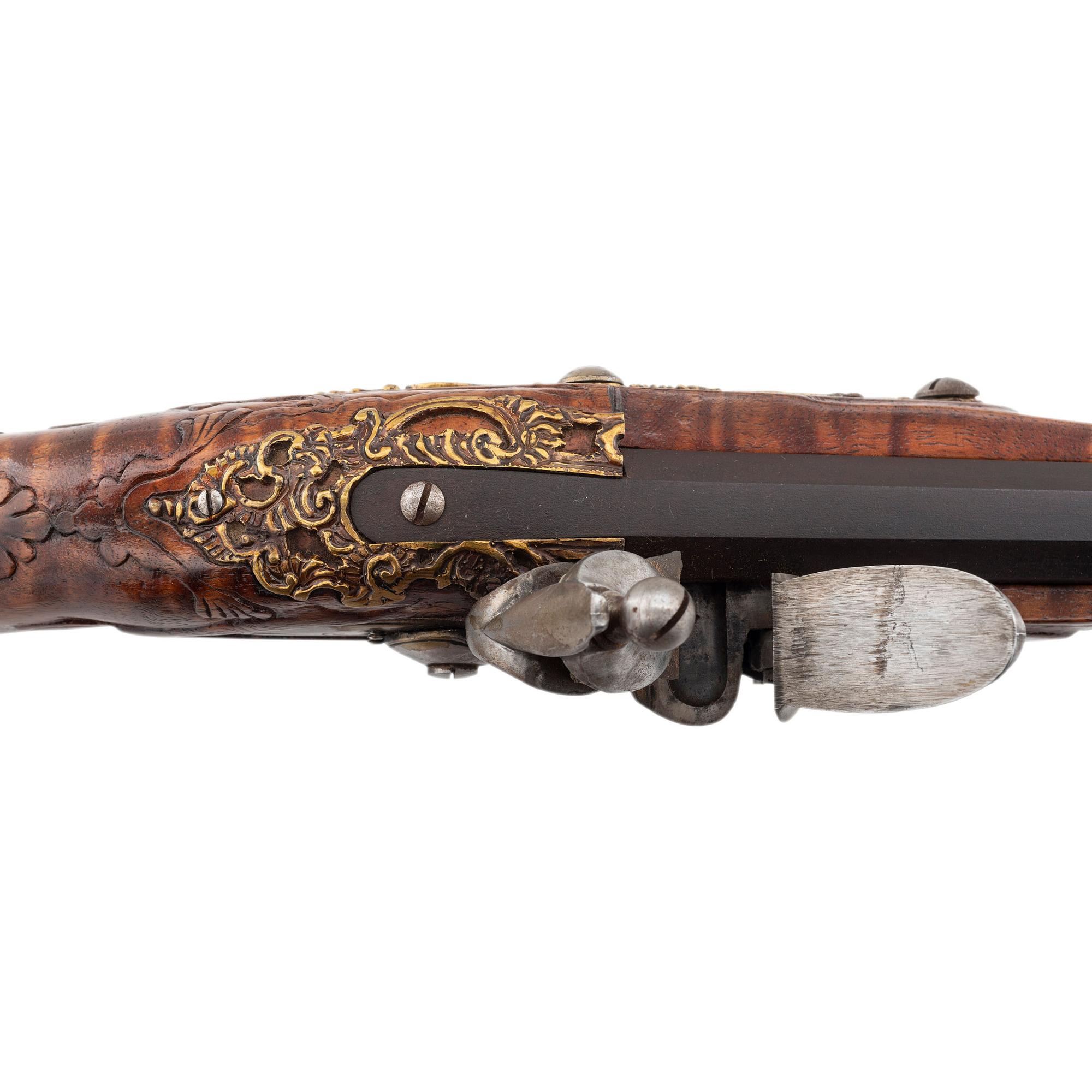 Contemporary Flintlock Jaeger Rifle in the Style of J. Hauer