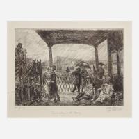 John French Sloan (American, 1871-1951) A Group of Four Etchings