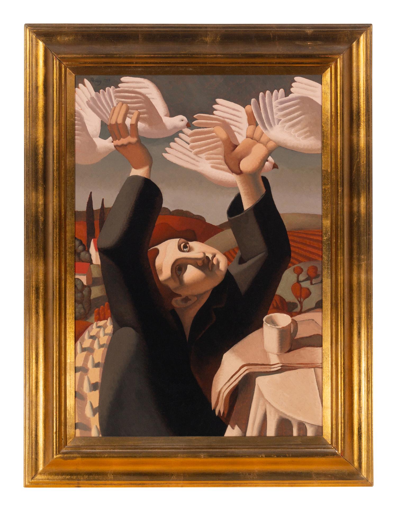 A Man and A Flock of Birds , 1999