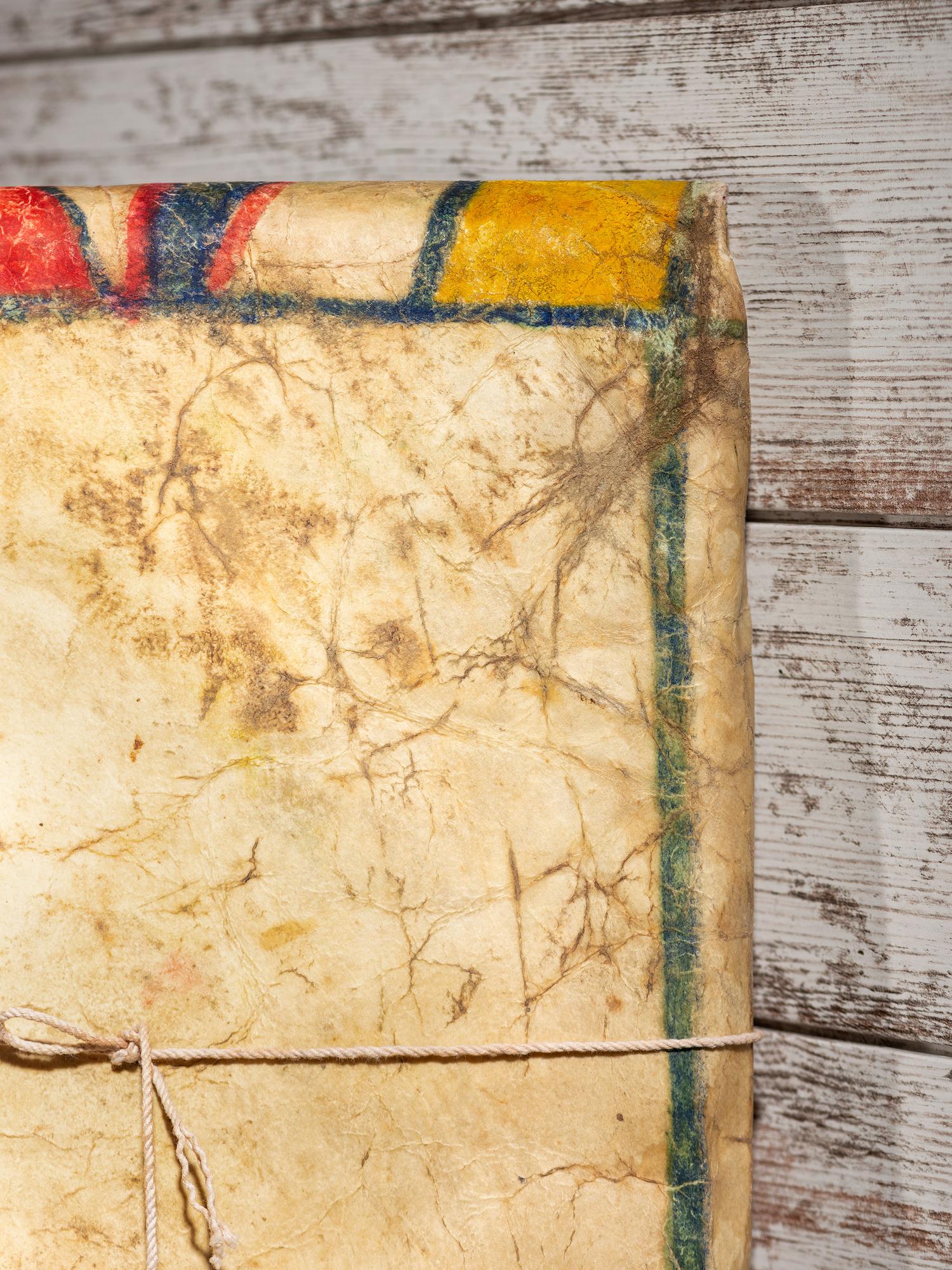 Apsáalooke (Crow) Painted Parfleche Envelope