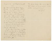 EIFFEL, Gustave (1832-1923). Autograph letter signed ("G. Eiffel"), in French, to Adolphe [Salles?]. N.p., 29 June 1895.