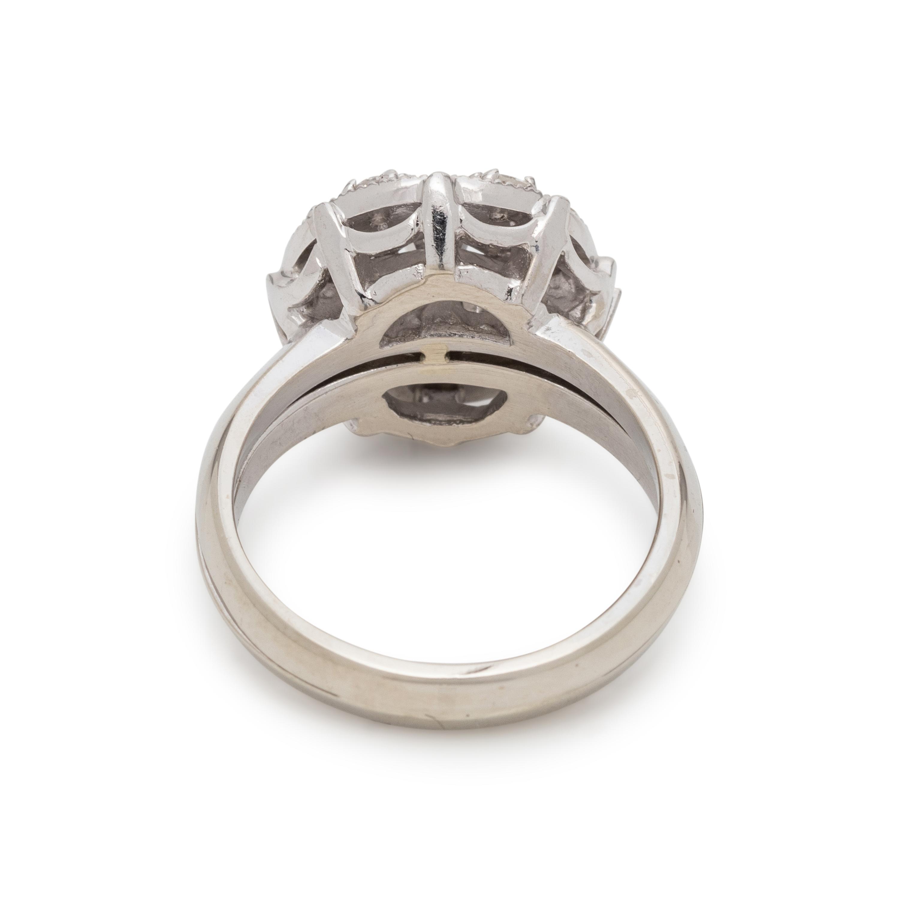 WHITE GOLD AND DIAMOND RING