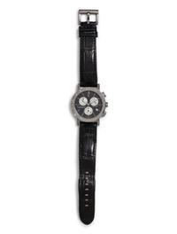 BVLGARI, STAINLESS STEEL 'CARBON GOLD NEW YORK' WRISTWATCH