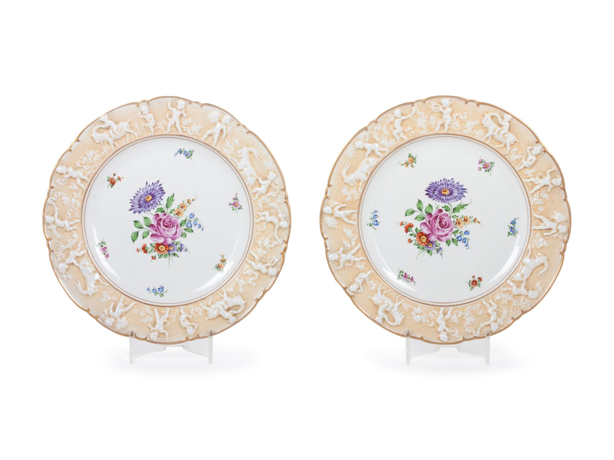Two Nymphenburg Porcelain Articles