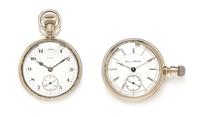 A Collection of Salesmen Sample Pocket Watches, Hampden and Elgin, 128.90 dwts.