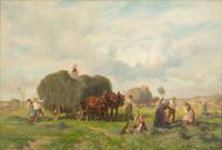 Desire Thomassin, (Austrian, 1858–1933), Haymakers