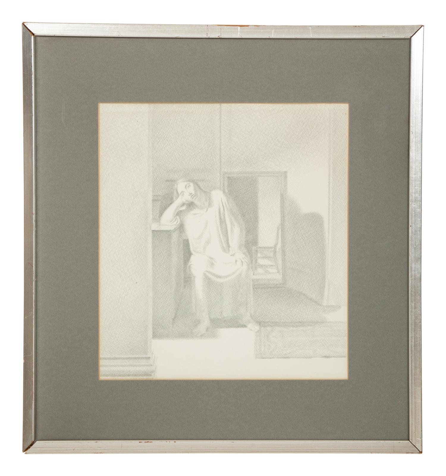 Interior with Seated Girl , 1974