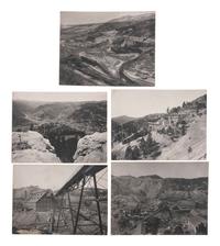 [SOUTH DAKOTA]. A group of 15 Lead, South Dakota, town and mining photographs, comprising: