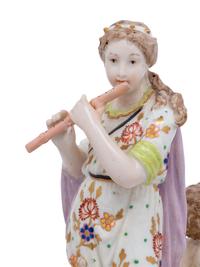 A Continental Porcelain Figural Group