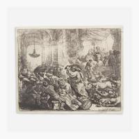 Rembrandt van Rijn (Dutch, 1606-1669) Christ Driving the Money Changers from the Temple