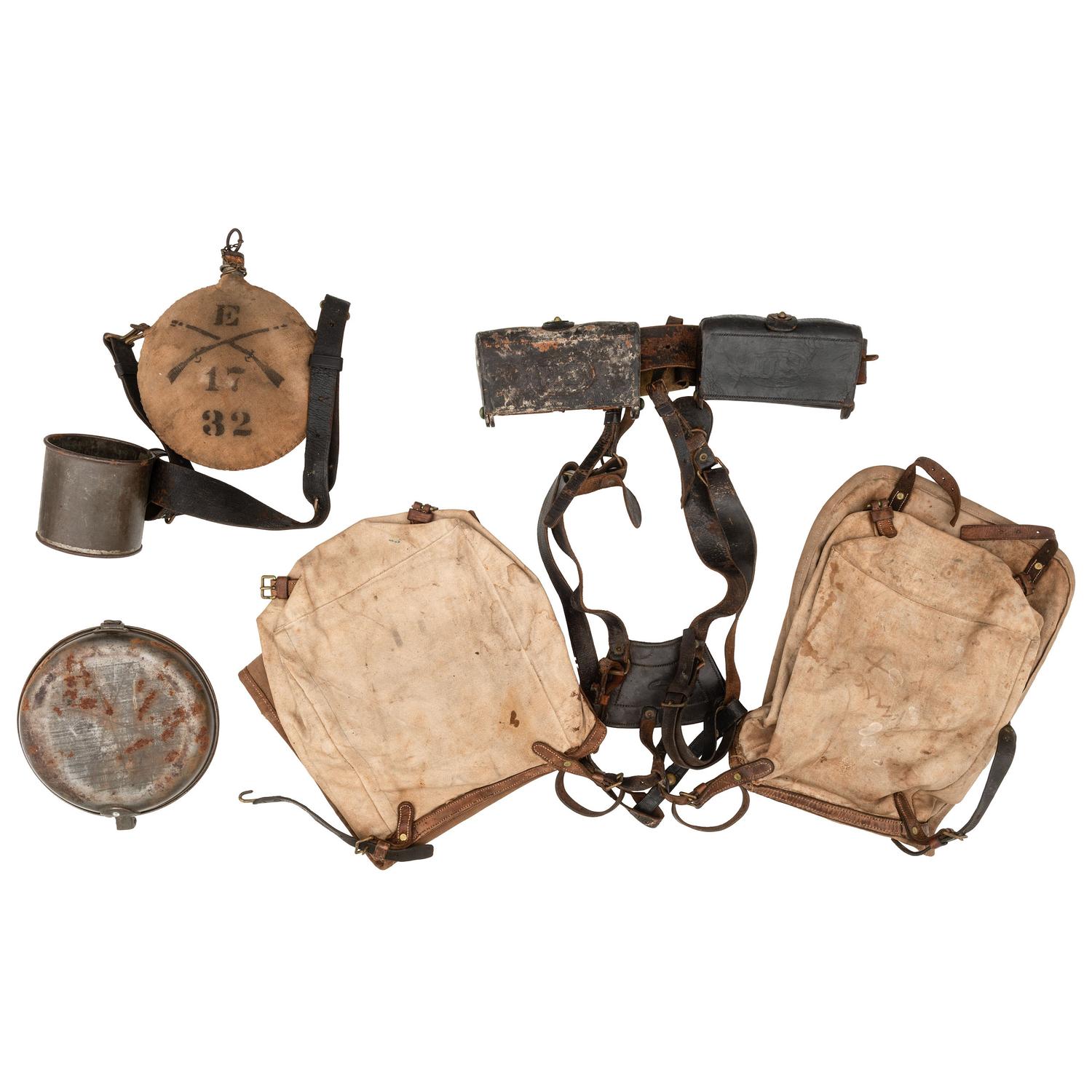 US Model 1874 Palmer Brace System with Indian Wars Era Accoutrements