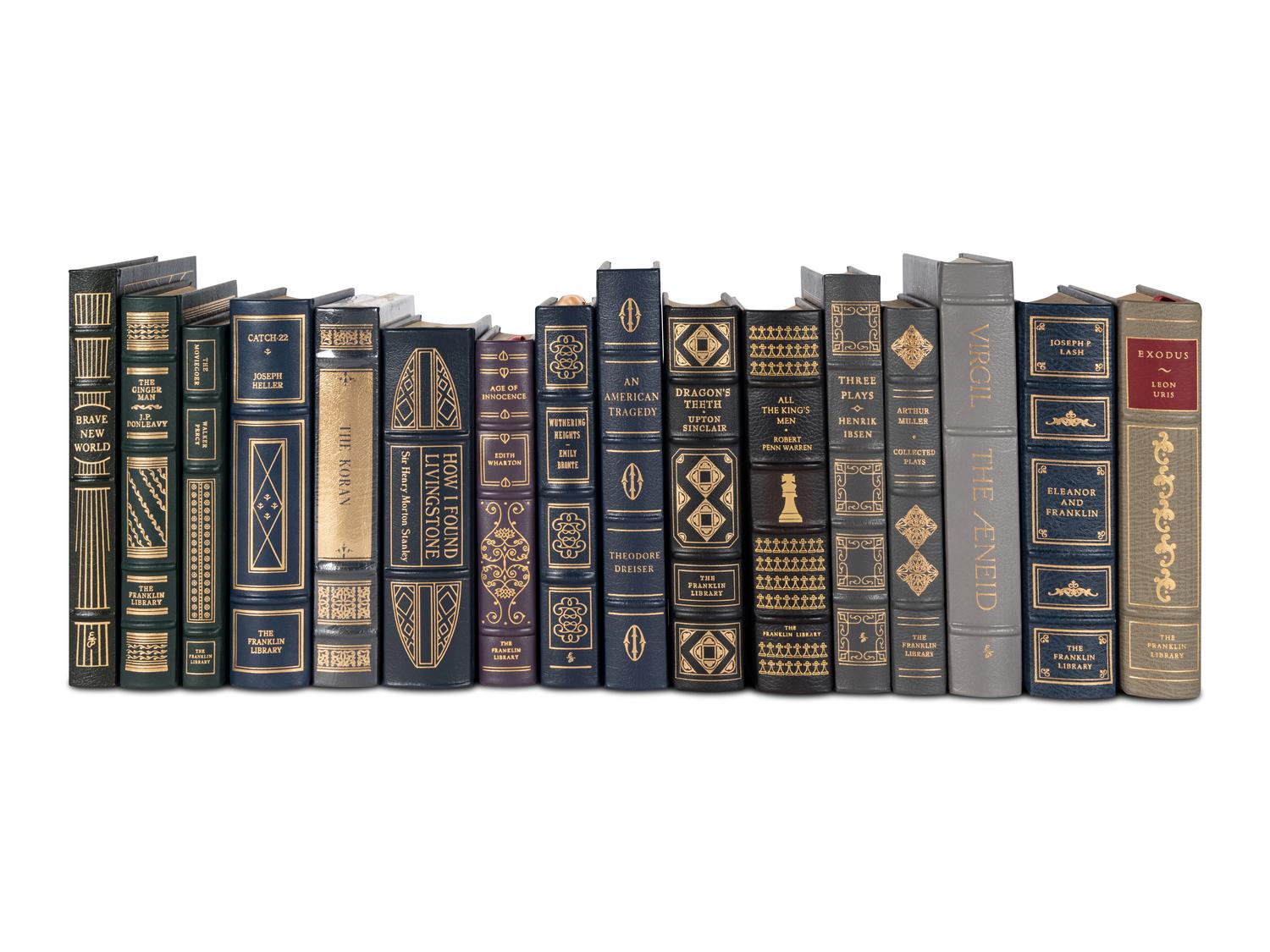 [BINDINGS]. A group of 66 works in 68 volumes published by the Easton Press and Franklin Library, including: