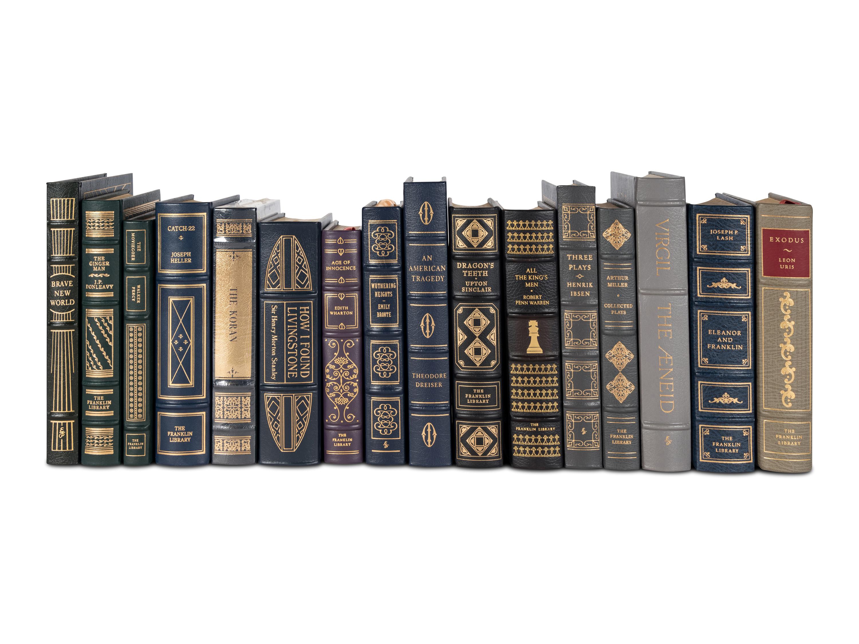 [BINDINGS]. A group of 66 works in 68 volumes published by the Easton Press and Franklin Library, including: