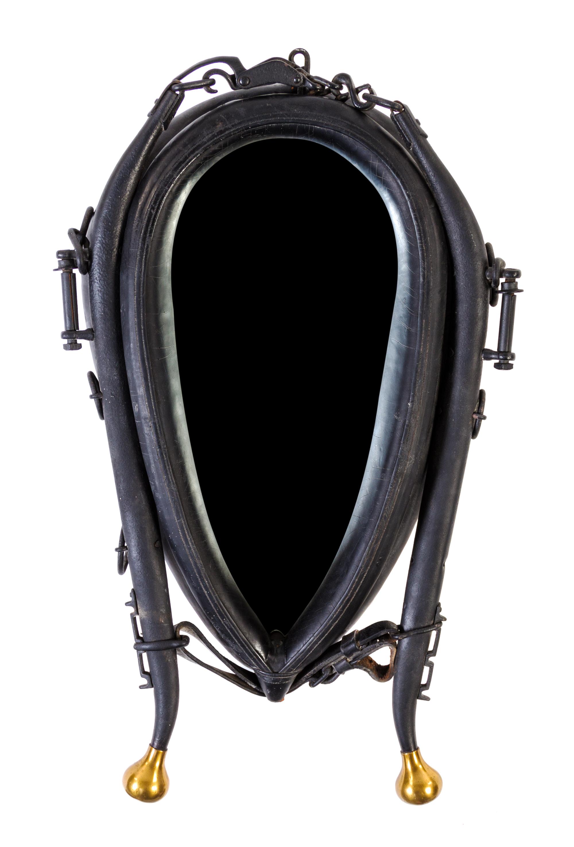 A Horse Collar Mirror Height 30 inches.