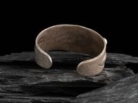 Navajo Ingot and Turquoise Cuff Bracelet