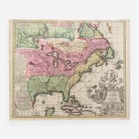 [Maps & Atlases] Seutteri, Matthaei Accurata delineatio celeberrimae Regionis Ludovicianae vel Gallice Louisiane ol. Canadae et Floridae...Septemtrionali America descriptae quae hodie nomine fluminis Mississippi vel St. Louis...