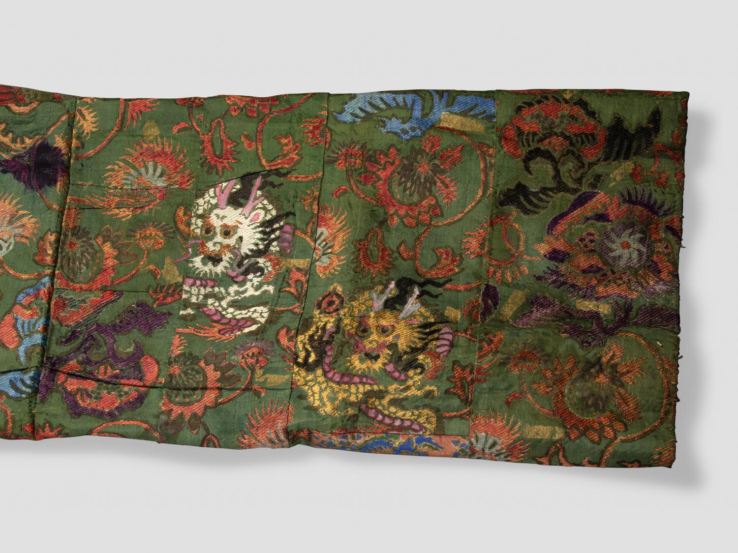 Three Japanese Silk Kimono and One Japanese Silk Priest Robe