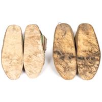 Southern Plains Beaded Hide Moccasins