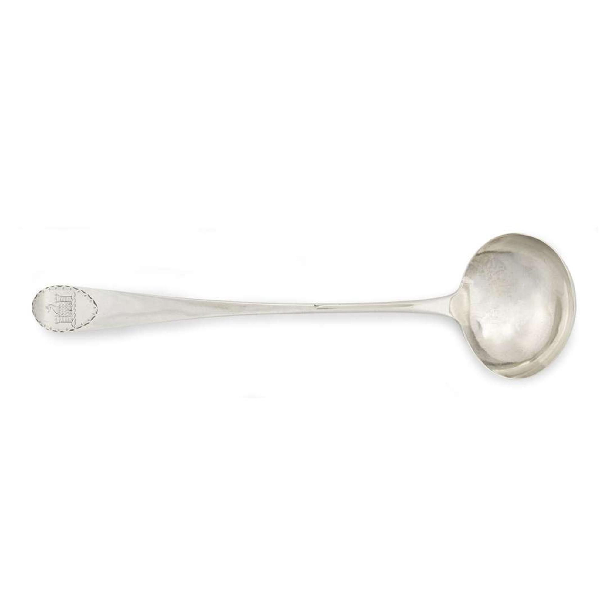 Silver punch ladle Standish Barry (1763-1844), Baltimore, MD, circa 1790