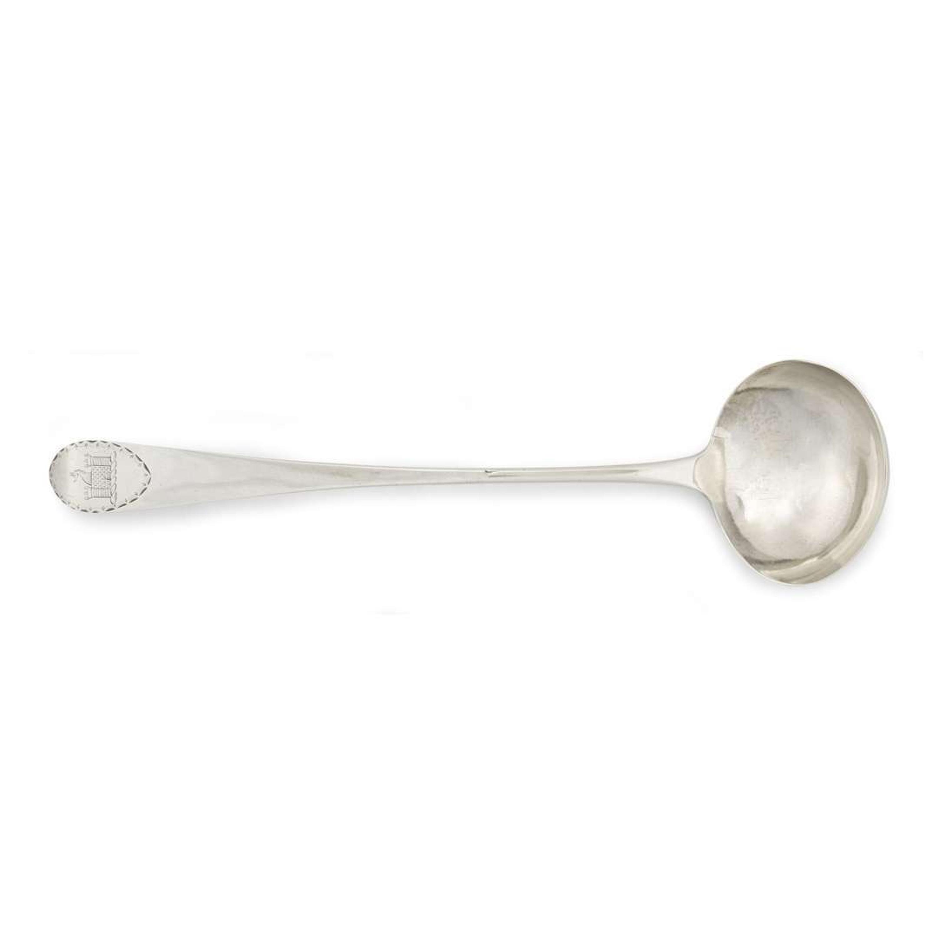 Silver punch ladle Standish Barry (1763-1844), Baltimore, MD, circa 1790
