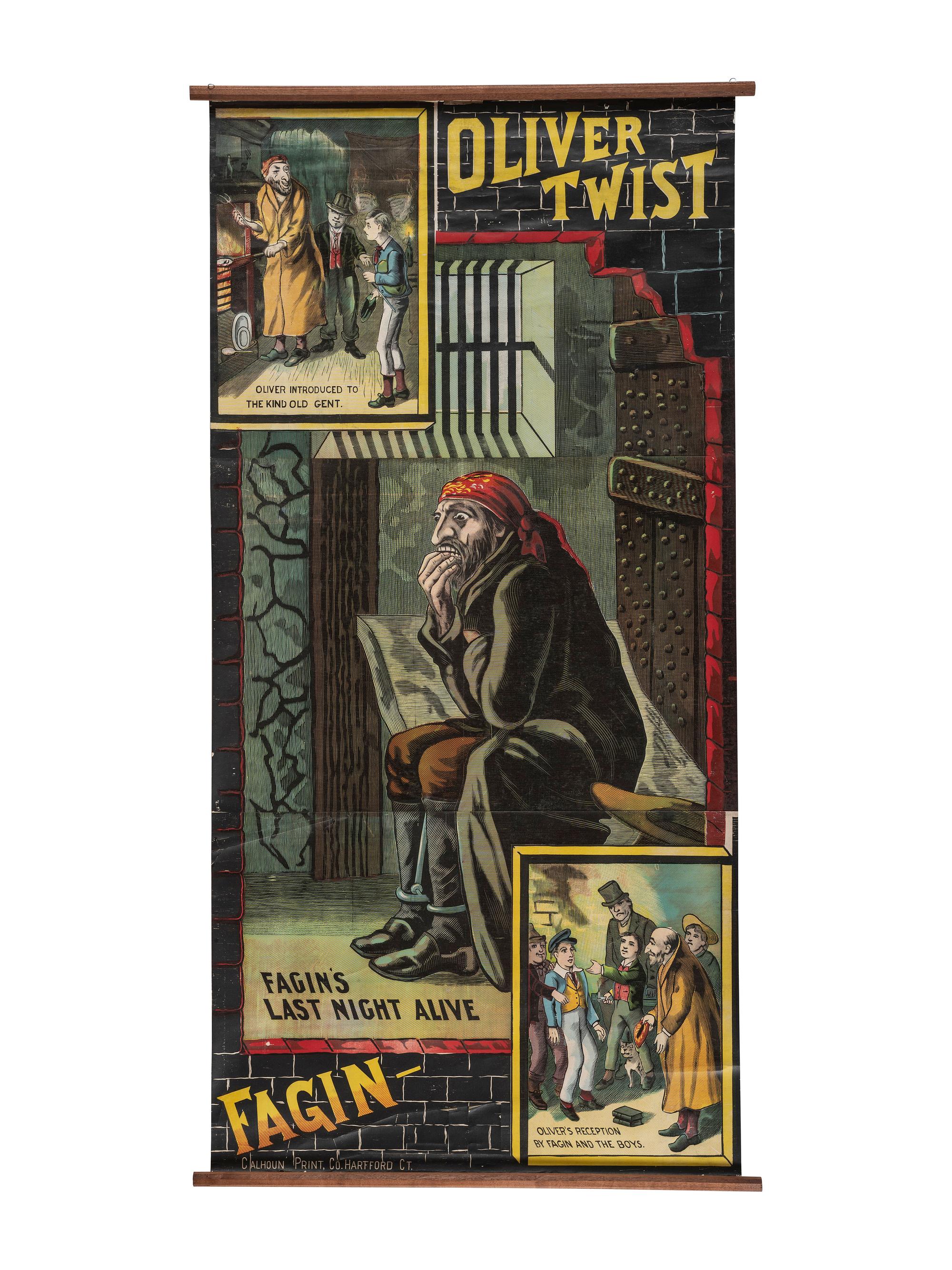 Five Linen Backed Theater Posters