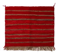 Navajo Diagonal Twill Single Saddle Blanket / Rug