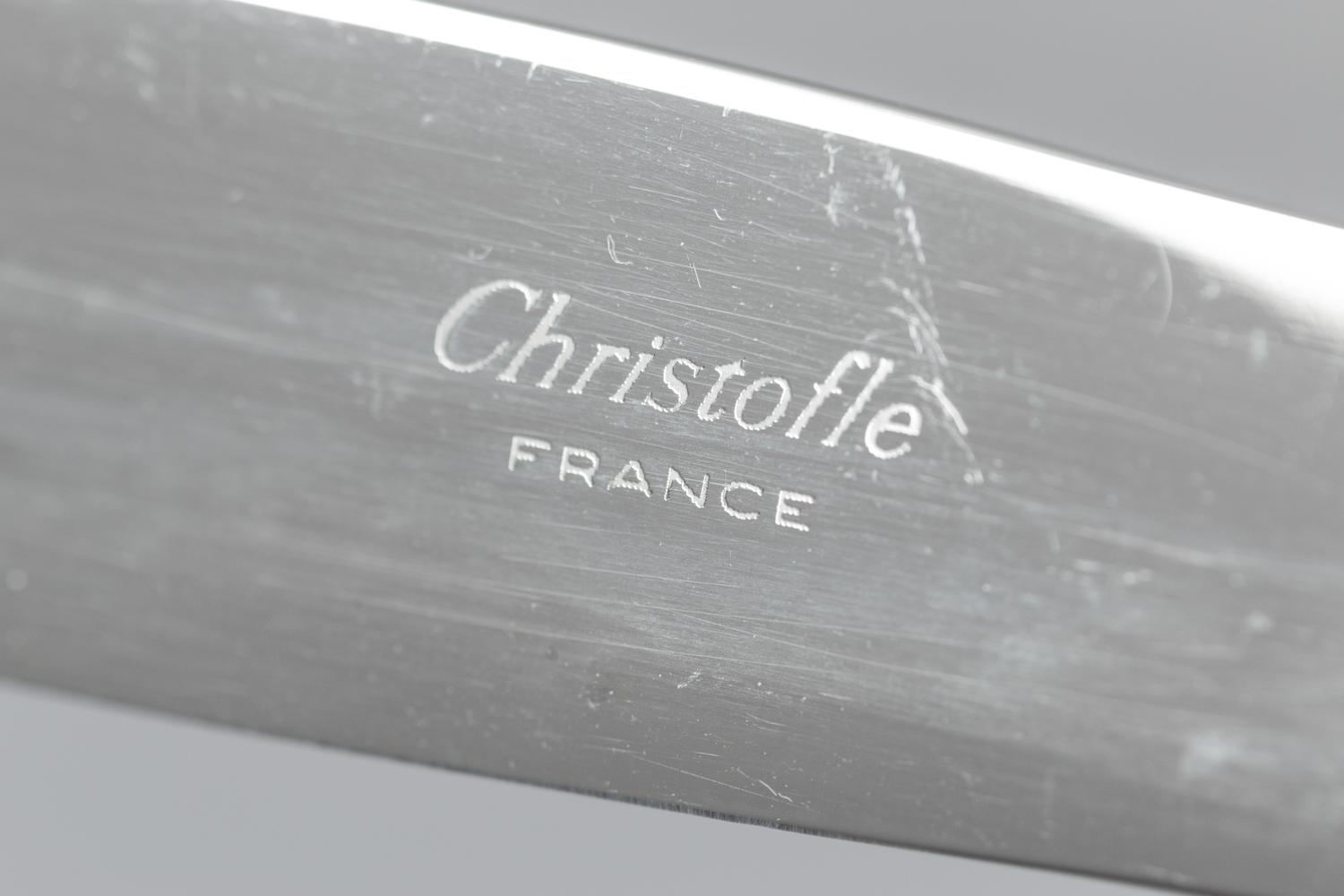 A Christofle Gold-Plated Flatware Service