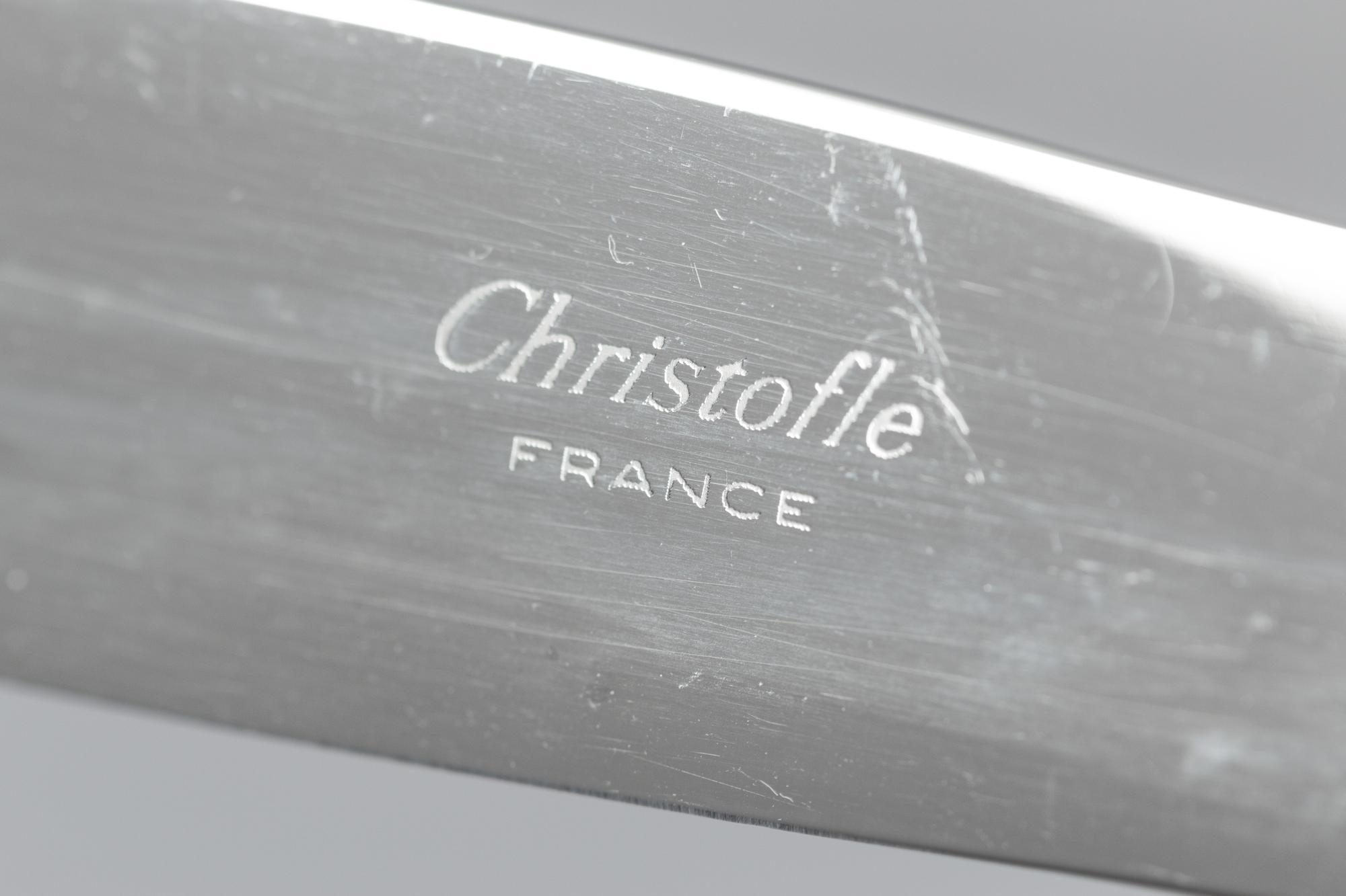 A Christofle Gold-Plated Flatware Service