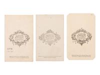 [LINCOLN]. 15 CDVs of Generals and other officers wearing Lincoln mourning pins and bands incl. General LOGAN & Admiral FARRAGUT.