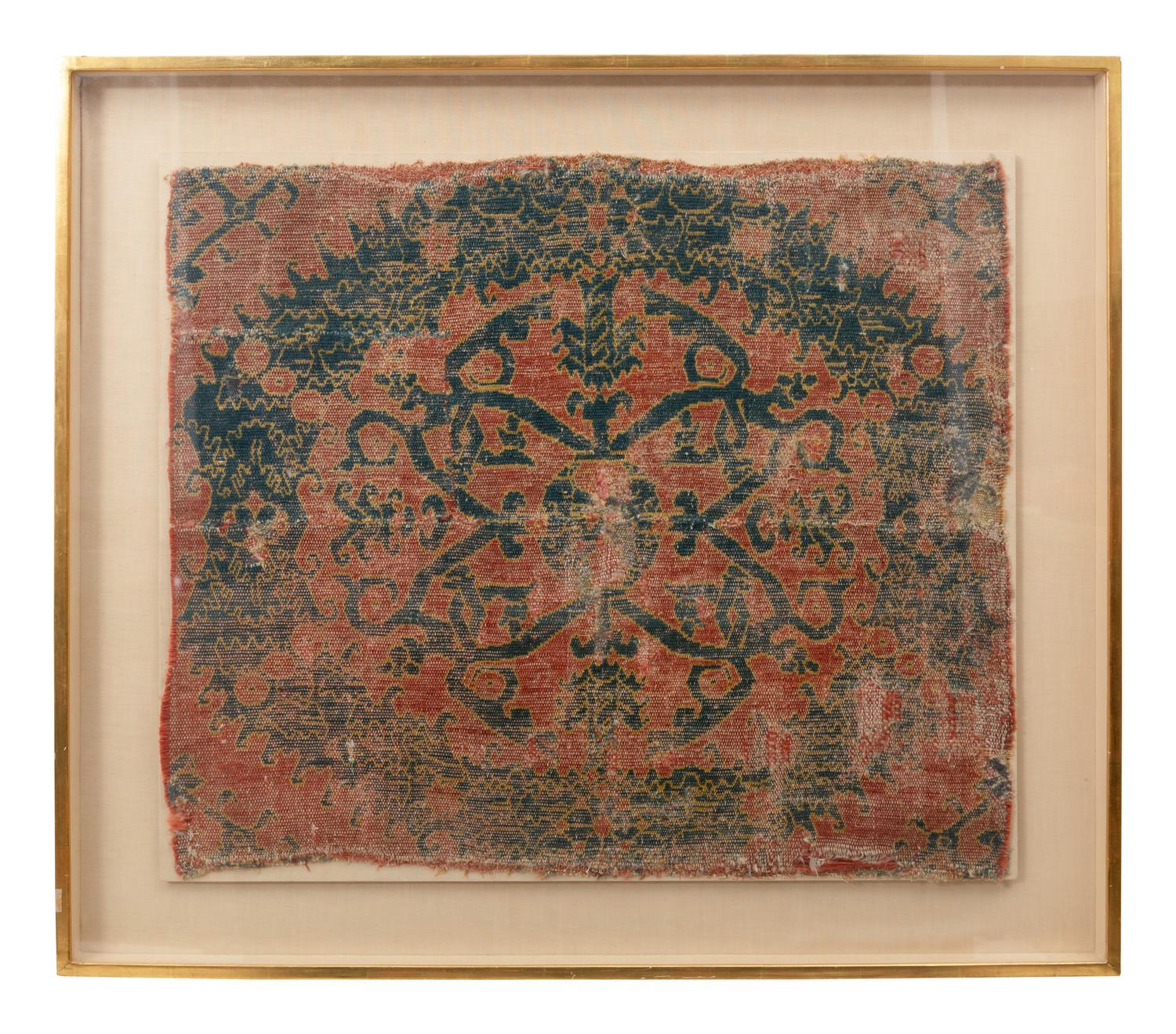 A Fragment of a Spanish Alcaraz Rug
